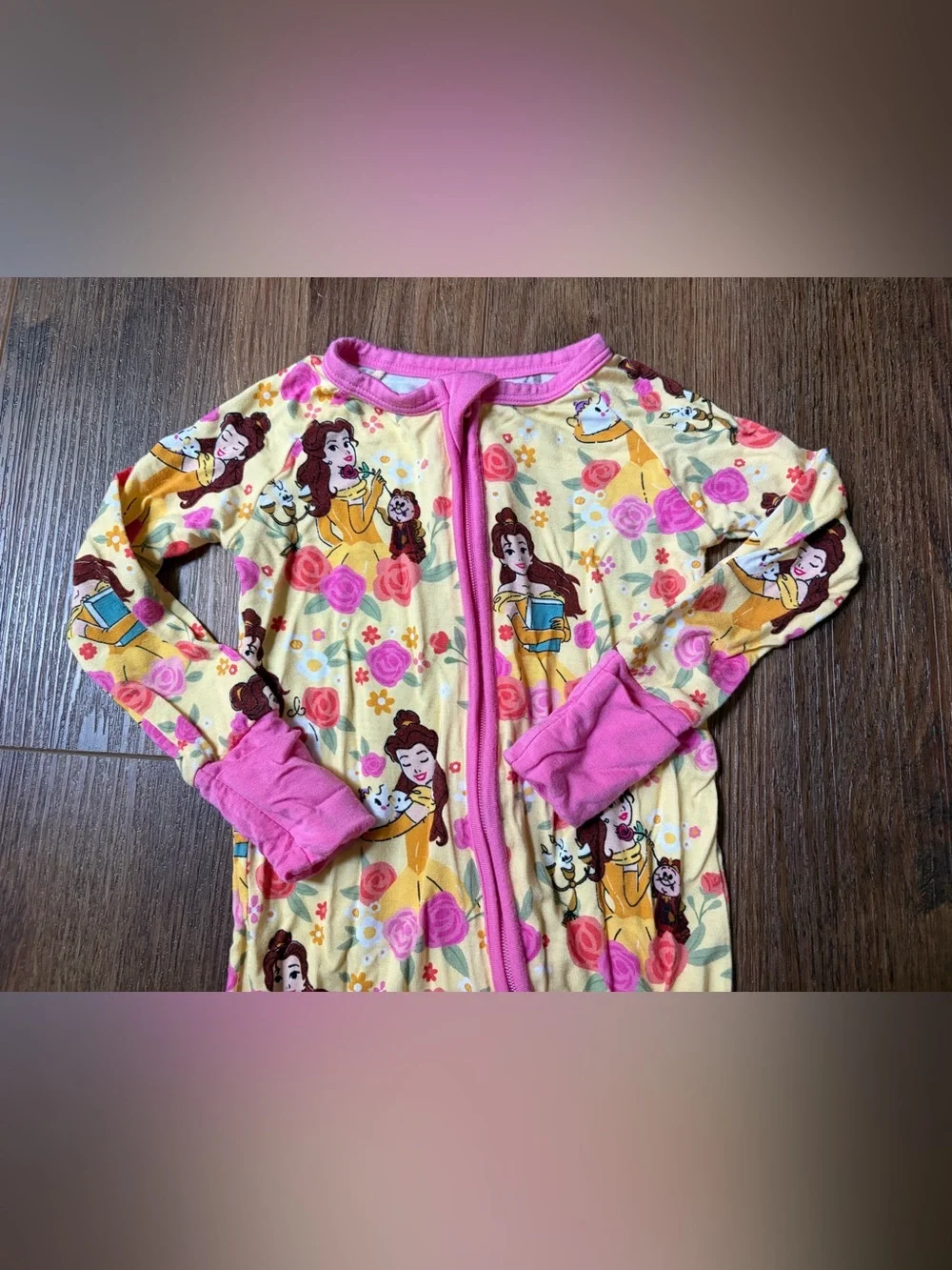 Little Sleepies Belle Disney Princess Floral Sleeper